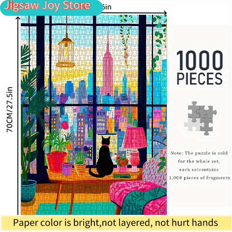 DIY Paper Puzzle, New York Cit - Plant Parent Free recension och pris